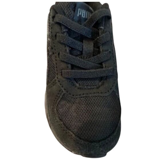 Puma KinderFit All Black Toddler Sneakers Size 7C - Picture 2 of 8